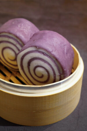紫地瓜饅頭6入